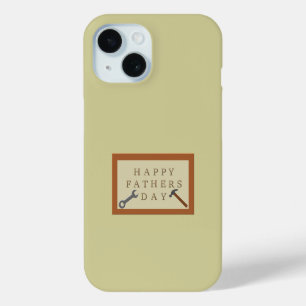 Fathers Day Wooden Sign iPhone 15 Case