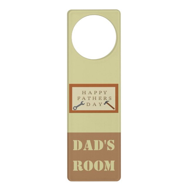 Fathers Day Wooden Sign Custom (Front)