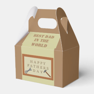 Fathers Day Wooden Sign Custom Favor Boxes