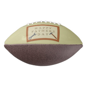 Fathers Day Wooden Sign Football