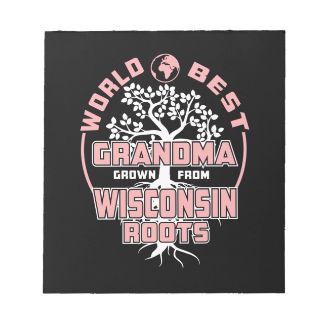 Father's Day | World Best Grandma Notepad (Front)