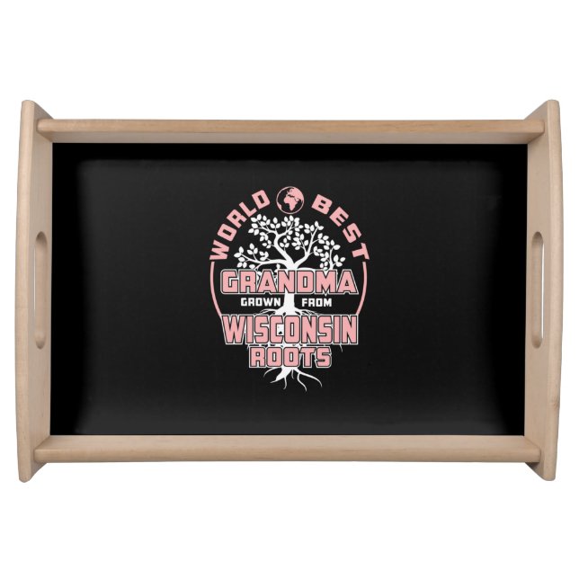 Father's Day | World Best Grandma Serving Tray (Front)