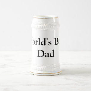 Father's Day World's Best Dad Beer Stein