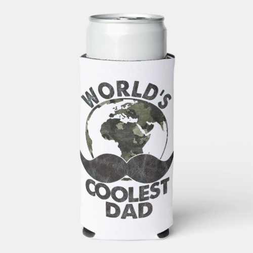 Fathers Day Worlds Coolest Dad Seltzer Can Cooler