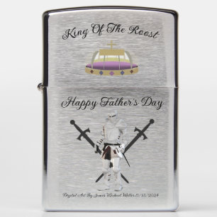 Father's Day Zippo By James Michael Miller  Lighter