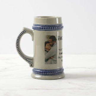 Fathers gift beer stein