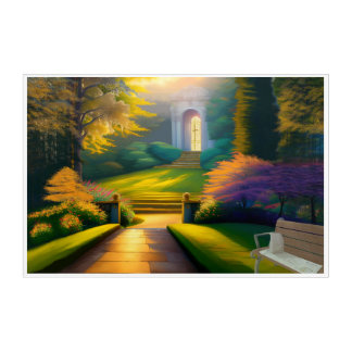 Fathers Park Acrylic Wall Art