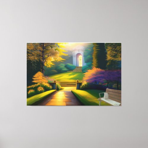 Fathers Park Canvas Print