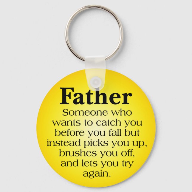 Father's Support Keychain (Front)