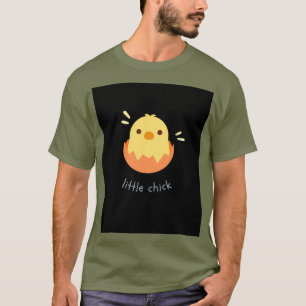 Fatigue Green Color Cute T-Shirt Design