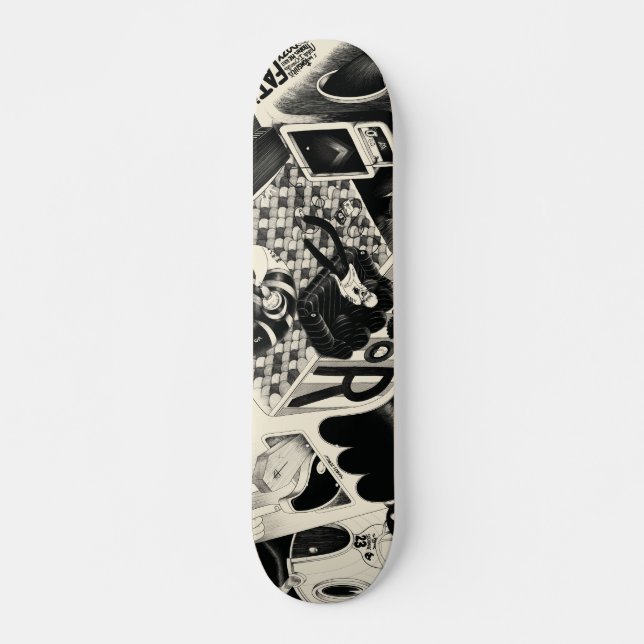 fatigue skateboard deck (Front)