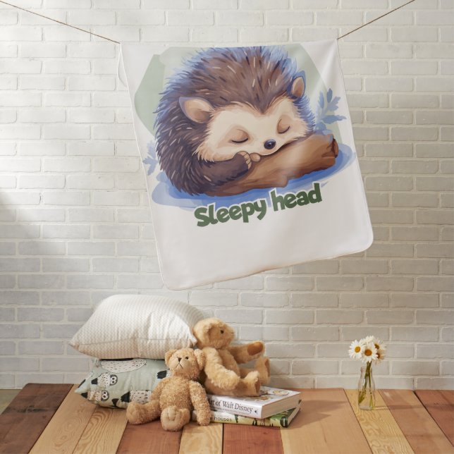 Fatigue (sleepy head) - Sleepy head Baby Blanket (In Situ)