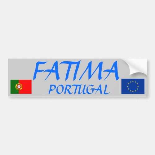 Fatima Portugal Bumper Sticker