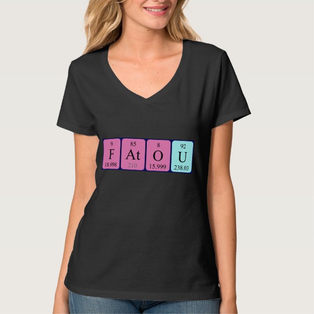Fatou periodic table name shirt (Front)