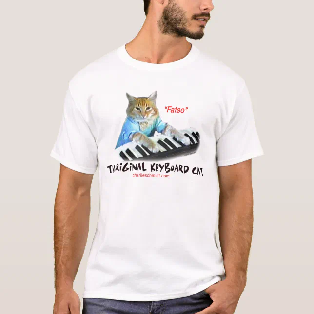 Fatso...Original Keyboard Cat TShirt Zazzle