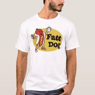 Fatt Dog Badge Logo Tee (front only)