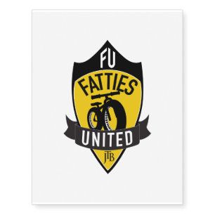 Fatties United Temporary Tattoo