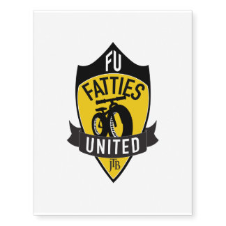Fatties United Temporary Tattoo