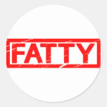Fatty Stamp Classic Round Sticker