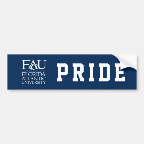 FAU Florida Atlantic University Bumper Sticker