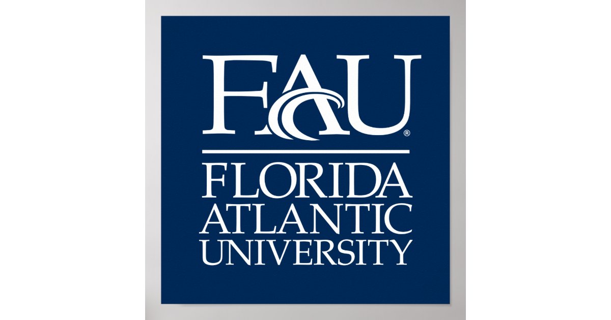 FAU Florida Atlantic University Poster | Zazzle