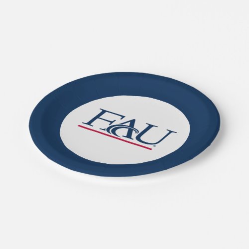 FAU Mark Paper Plates