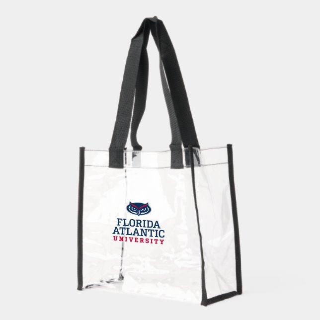 FAU Owl Clear Tote Bag (Left)