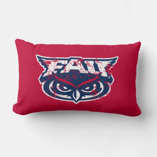 FAU Owls Lumbar Pillow