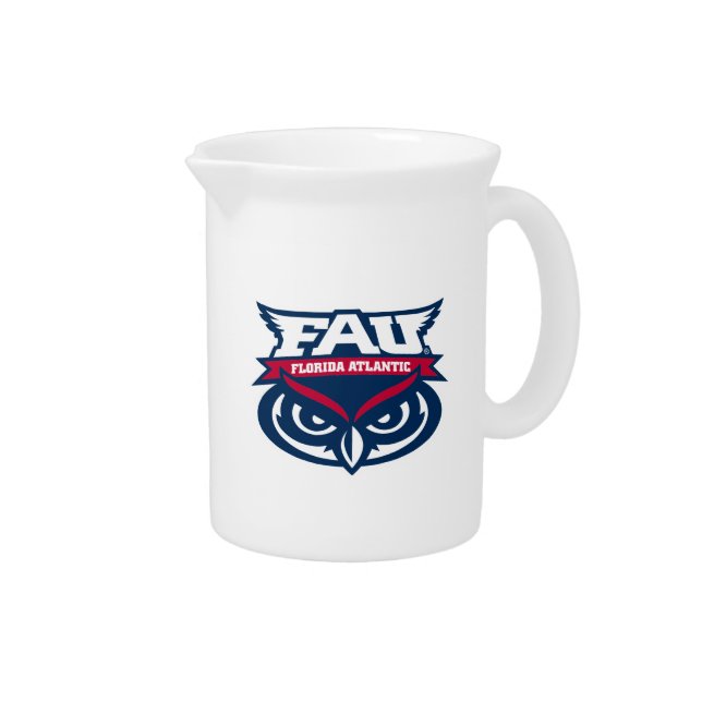 FAU Spirit Mark Beverage Pitcher (Right)