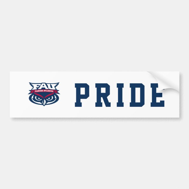 FAU Spirit Mark Bumper Sticker (Front)