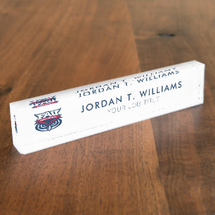 FAU Spirit Mark Desk Name Plate