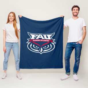 FAU Spirit Mark Fleece Blanket