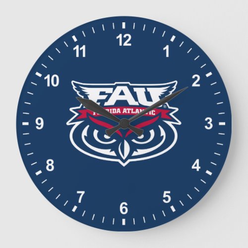FAU Spirit Mark Large Clock