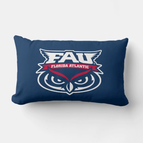 FAU Spirit Mark Lumbar Pillow