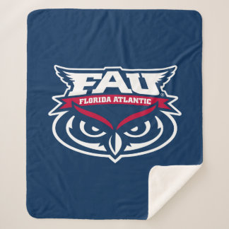 FAU Spirit Mark Sherpa Blanket