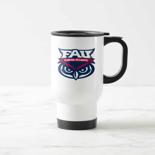 FAU Spirit Mark Travel Mug (Right)