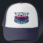 FAU Spirit Mark Trucker Hat<br><div class="desc">Check out these Floriday Atlantic designs! Show off your Owlsley pride with these new University products. These make the perfect gifts for the FAU Owls student, alumni, family, friend or fan in your life. All of these Zazzle products are customizable with your name, class year, or club. Go Floriday Atlantic!...</div>