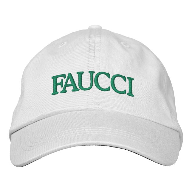 Faucci Embroidered Baseball Cap (Front)