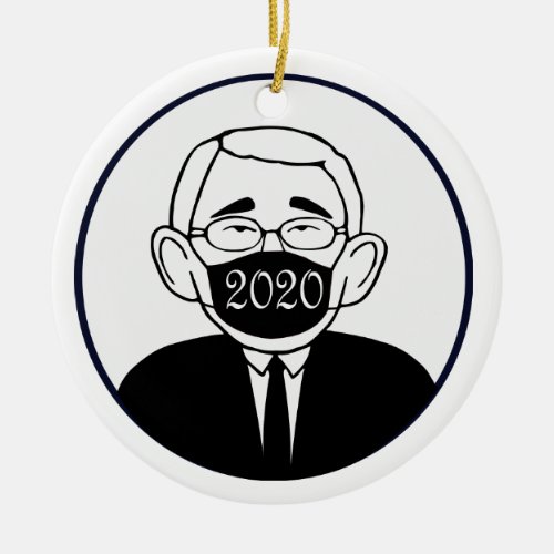 Fauci Facemask Ornament