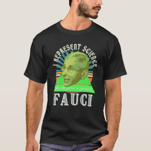 Fauci Represent Science Wizard Anti Liberal Mask F T-Shirt