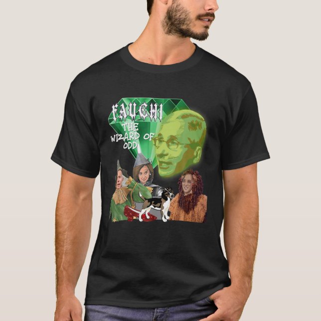Fauci Science Anti Mask Arrest Fauci Dr Fauci Lied T-Shirt (Front)