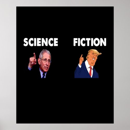 Fauci Science Trump Fiction Poster