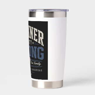 Faulkner County Strong Trucker Hat Insulated Tumbler