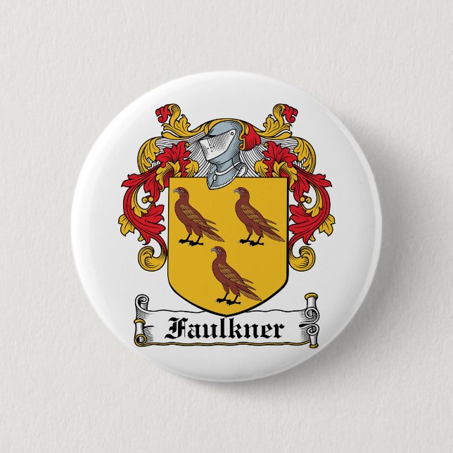 Faulkner Family Crest Button (Front)