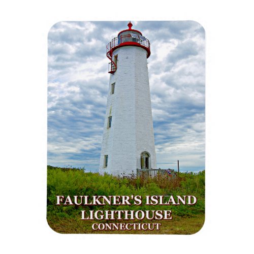 Faulkners Island Lighthouse Connecticut Magnet