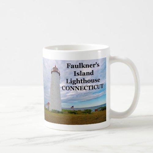 Faulkners Island Lighthouse Connecticut Mug