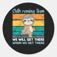 Faulten running Team Sloths Run Cozy