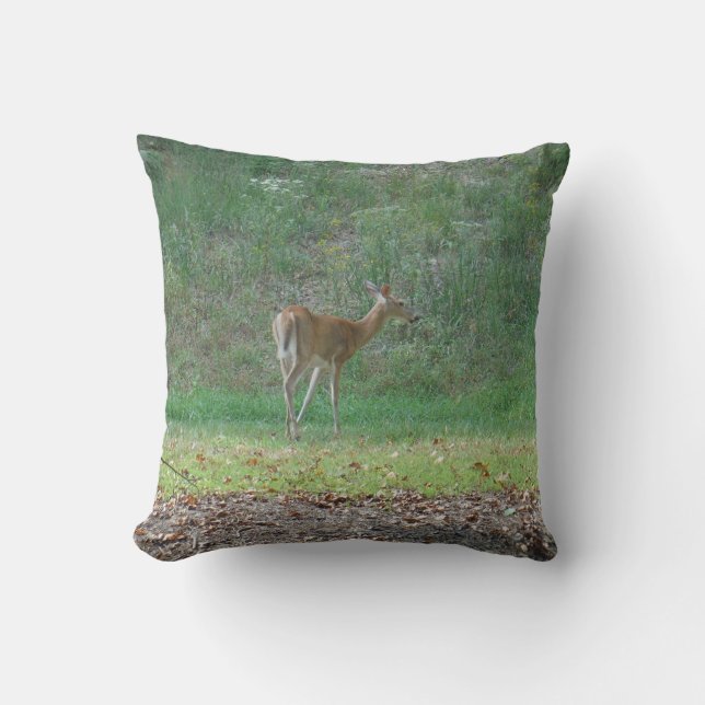 Faun and mother deer pillow (Front)