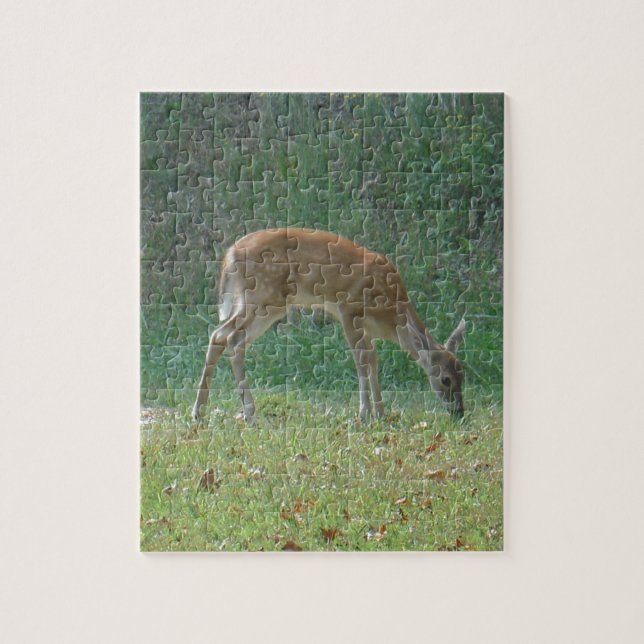 faun, baby deer at Lake Arrowhead Jigsaw Puzzle (Vertical)
