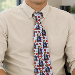 Faun Horned Fae Fantasy  Neck Tie